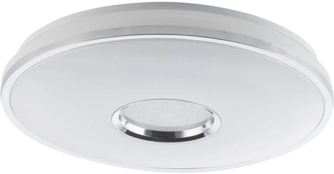 Plafondlamp Sterlamp Metaal, chroom, IP20, afstandsbediening, dimbaar, kleuren k