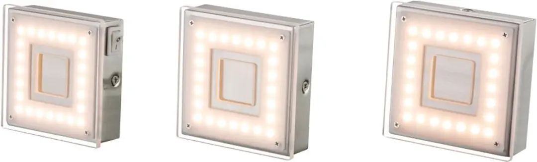 Wand opbouwlamp Binnen opbouwspot LED vlak hoekig Keuken LED onderkastlamp, met