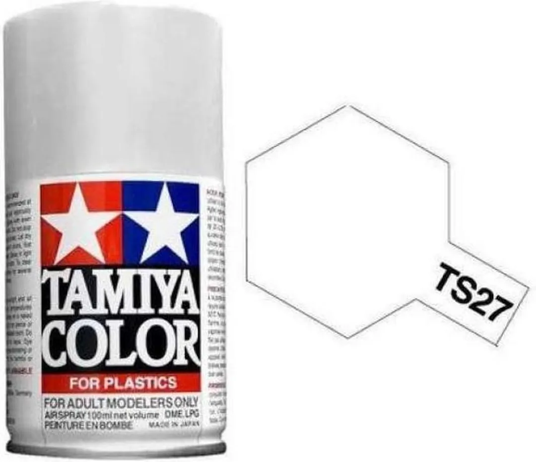 Tamiya Acryl Spray TS-27 Wit 100ml - Mat