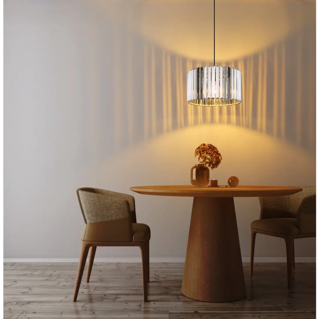 Globo Run Hanglamp Hout - Ø35cm - E27 - afbeelding 6 van 6