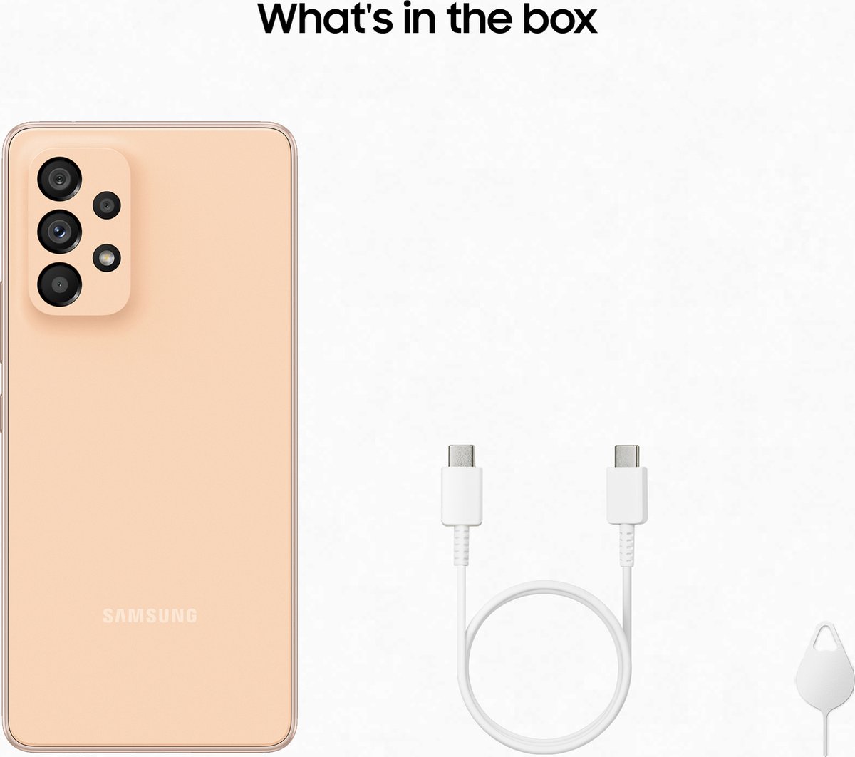 Samsung Galaxy A53 - 128GB - Awesome  Peach