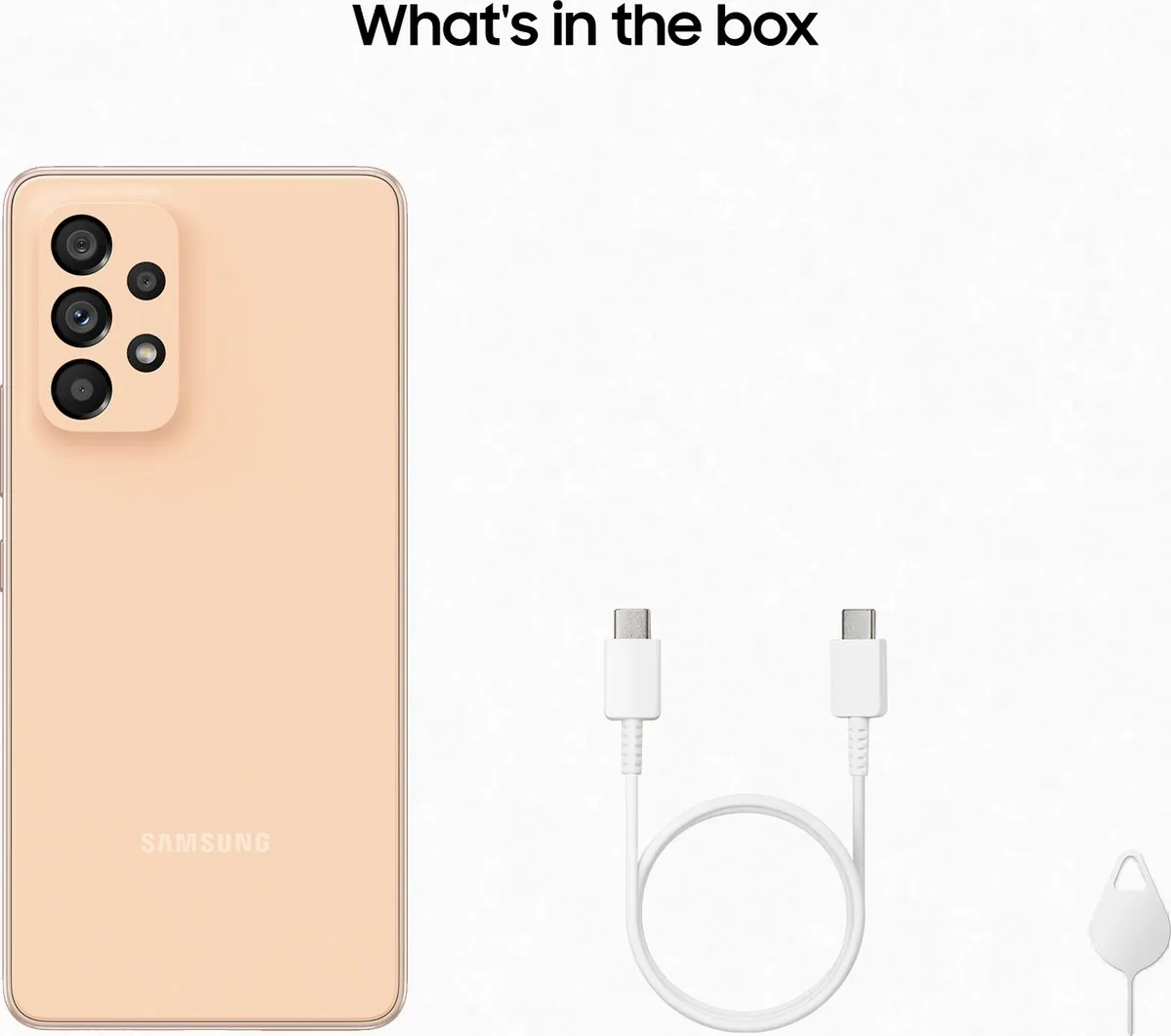Samsung Galaxy A53 SM-A536BLBNEUB Smartphone - 128GB - Oranje