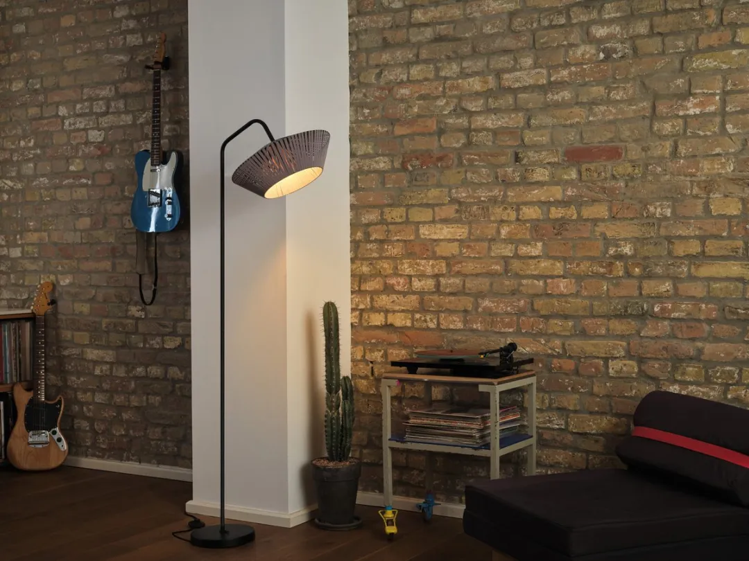 Osram Decor Stripes Vloerlamp E27 - Donkergrijs