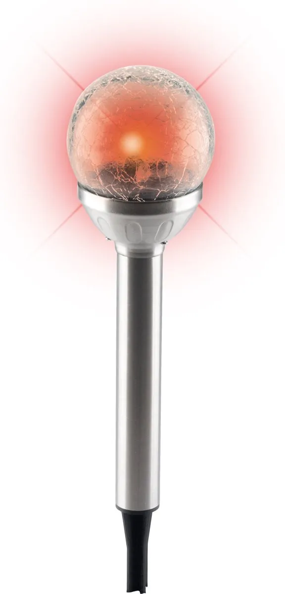 Grundig Solar Tuinlamp 5 Stuks - Zilver - Ø8cm
