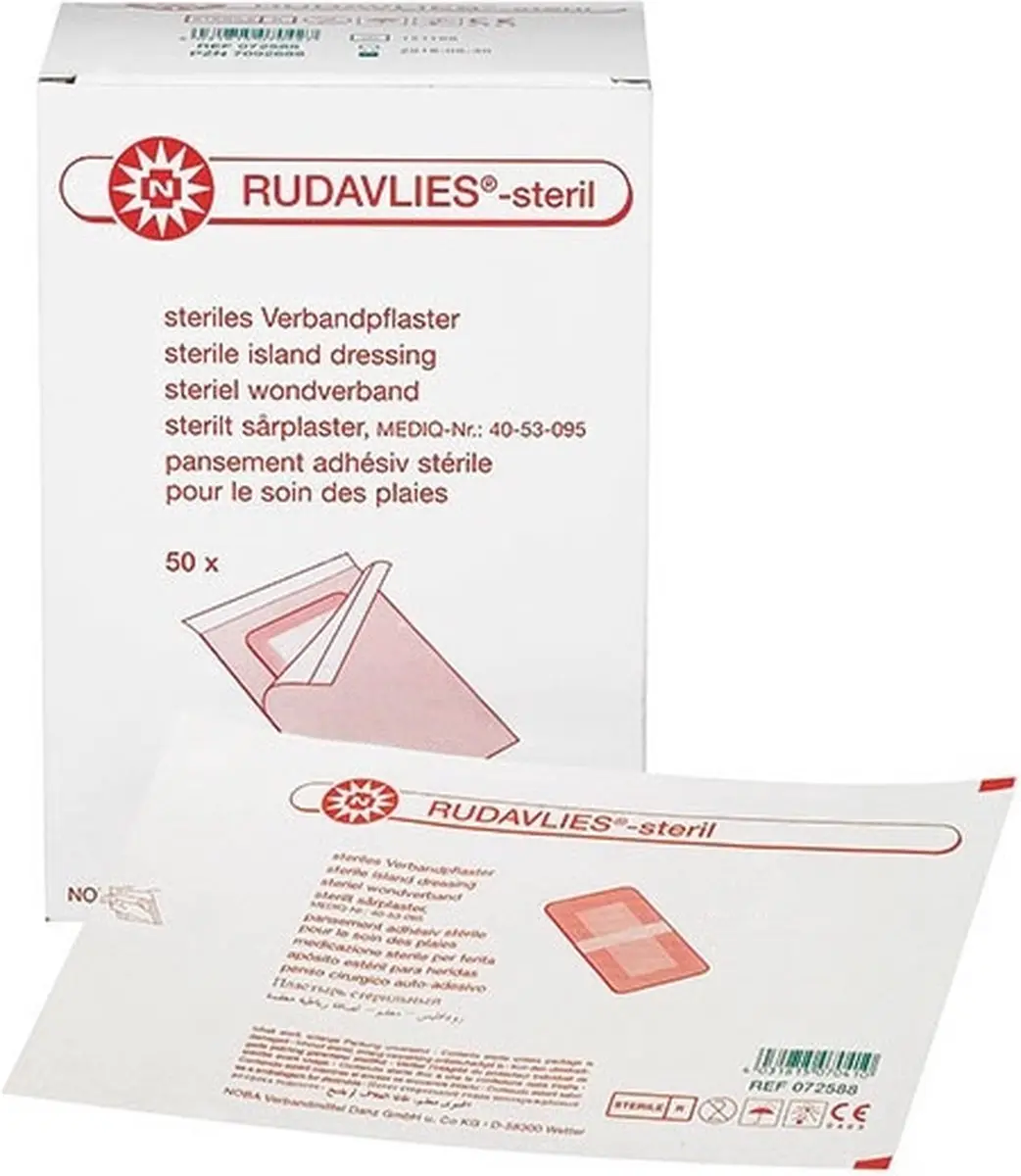 Noba Rudavlies Steriel Wondverband 5x7cm