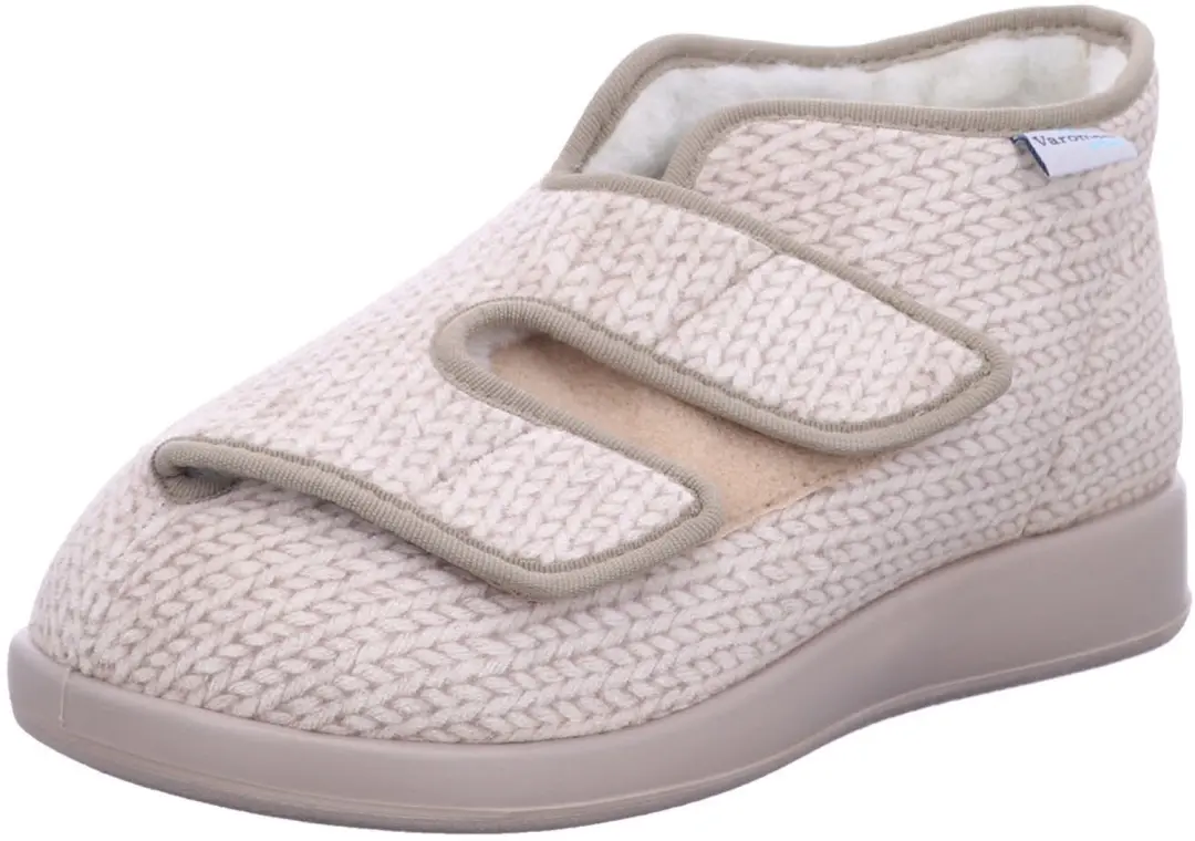 Varomed dames pantoffels beige maat 37