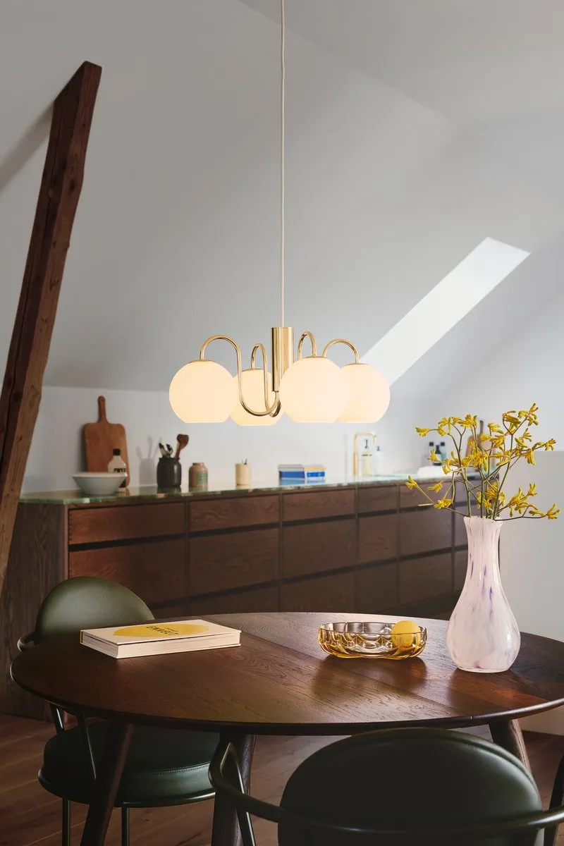 Nordlux Franca Hanglamp - Messing - Ø13cm