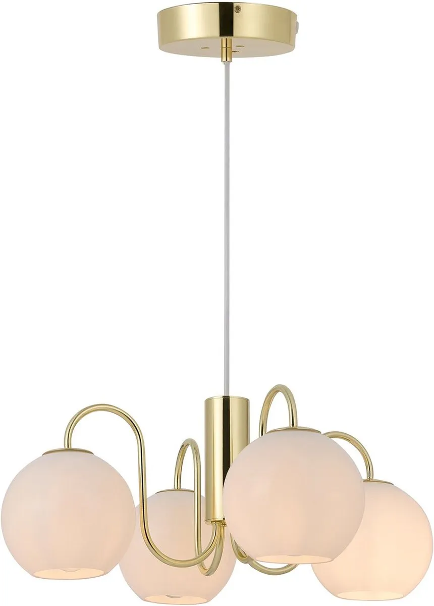 Nordlux Franca Hanglamp - Messing - Ø13cm