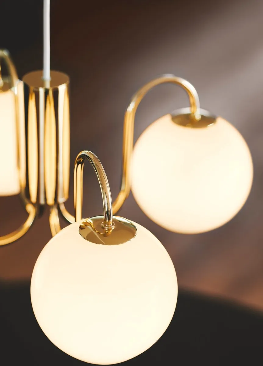 Nordlux Franca Hanglamp - Messing - Ø13cm