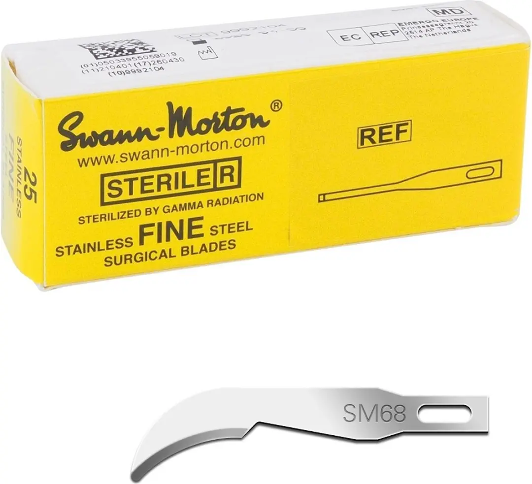 Swann-Morton SM68 Scalpelmesjes Fijn Steriel