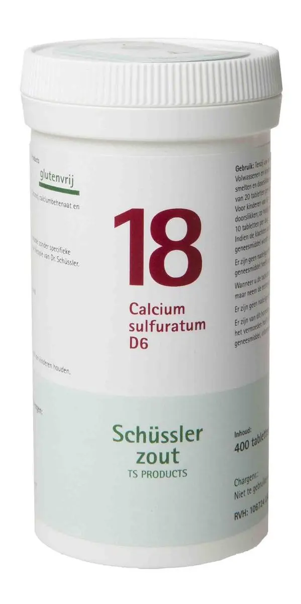 Pfluger Celzout nr 18 Calcium Sulfuratum D6
