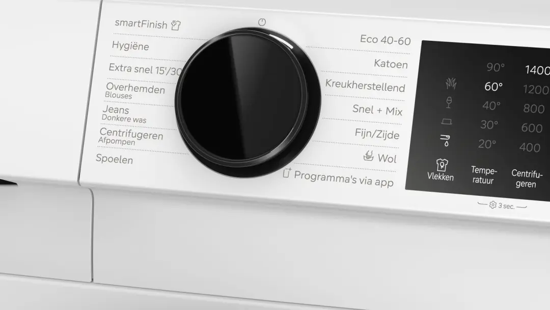Siemens iQ500 WG54J201NL Wasmachine - 10kg - Wit - afbeelding 5 van 6