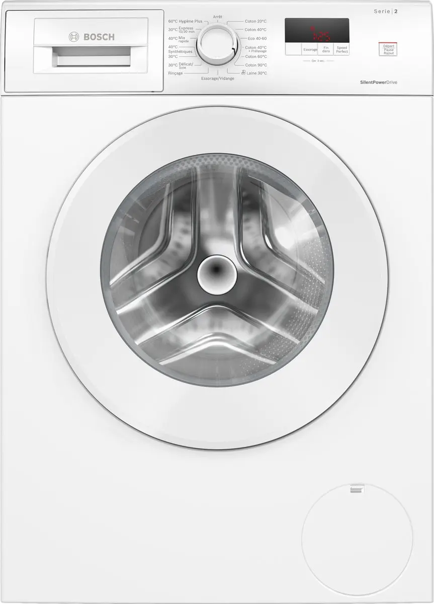 Bosch Serie 2 WGE02406FR wasmachine Voorbelading 7 kg 1400 RPM Wit