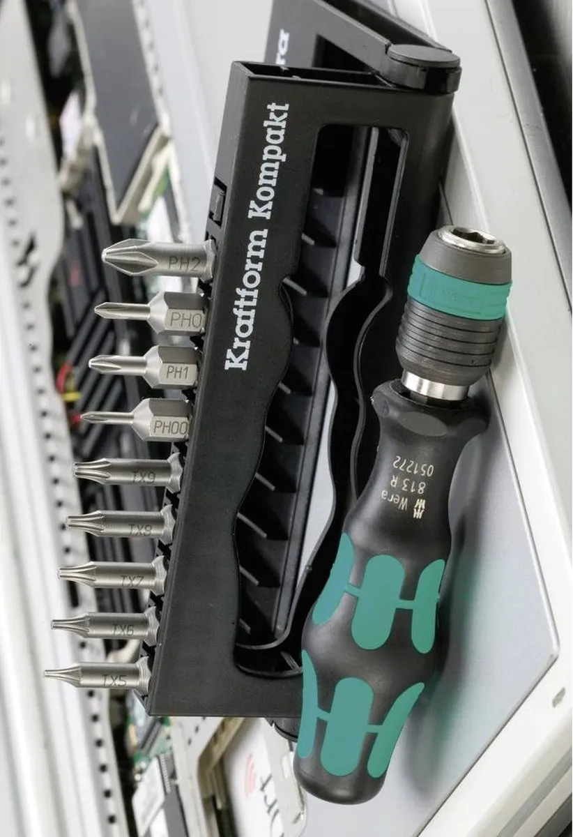 Wera Kraftform Kompakt 11 Plus Bitset 10-delig - Metaal