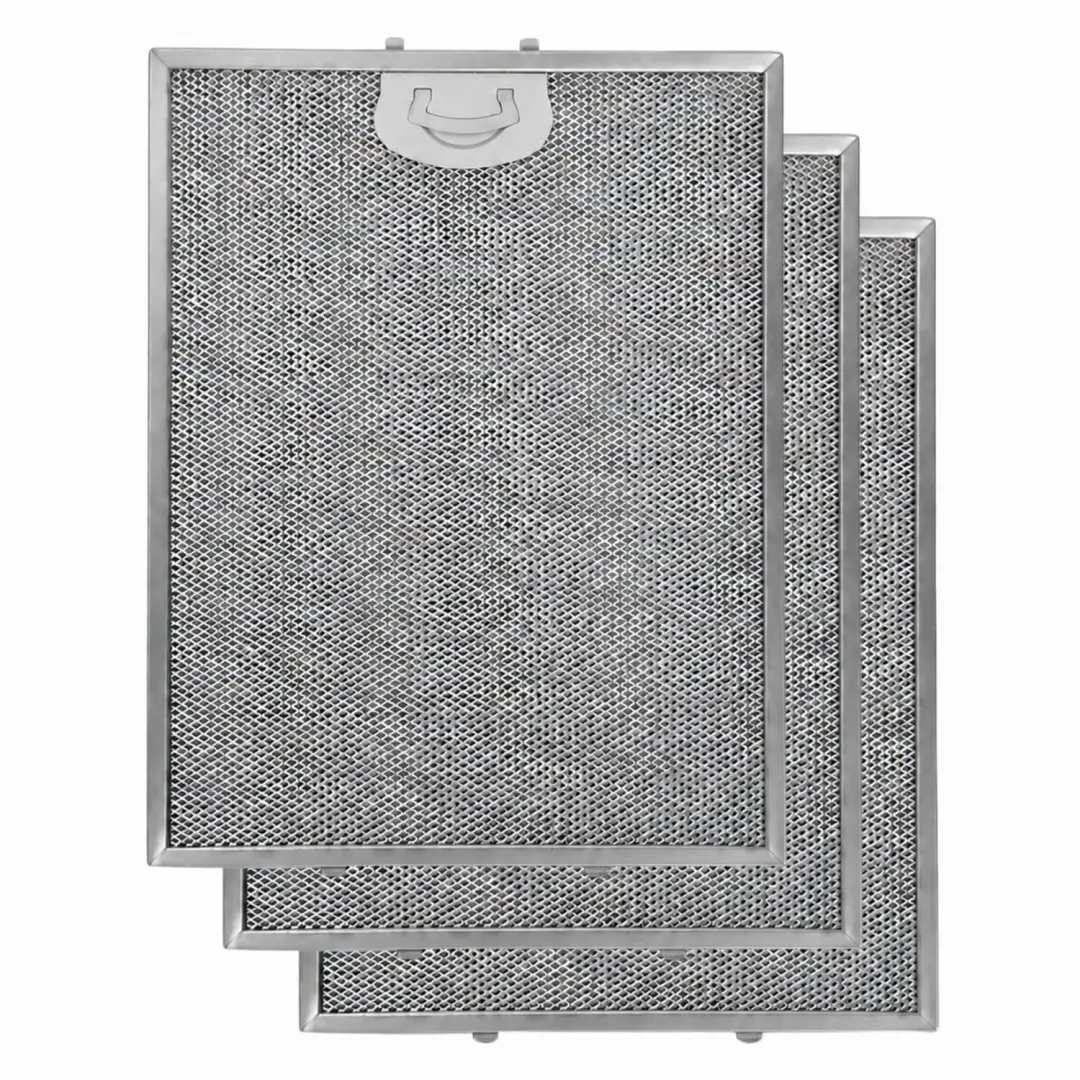 3x Indesit Metaalfilter C00268543 318x256x8mm