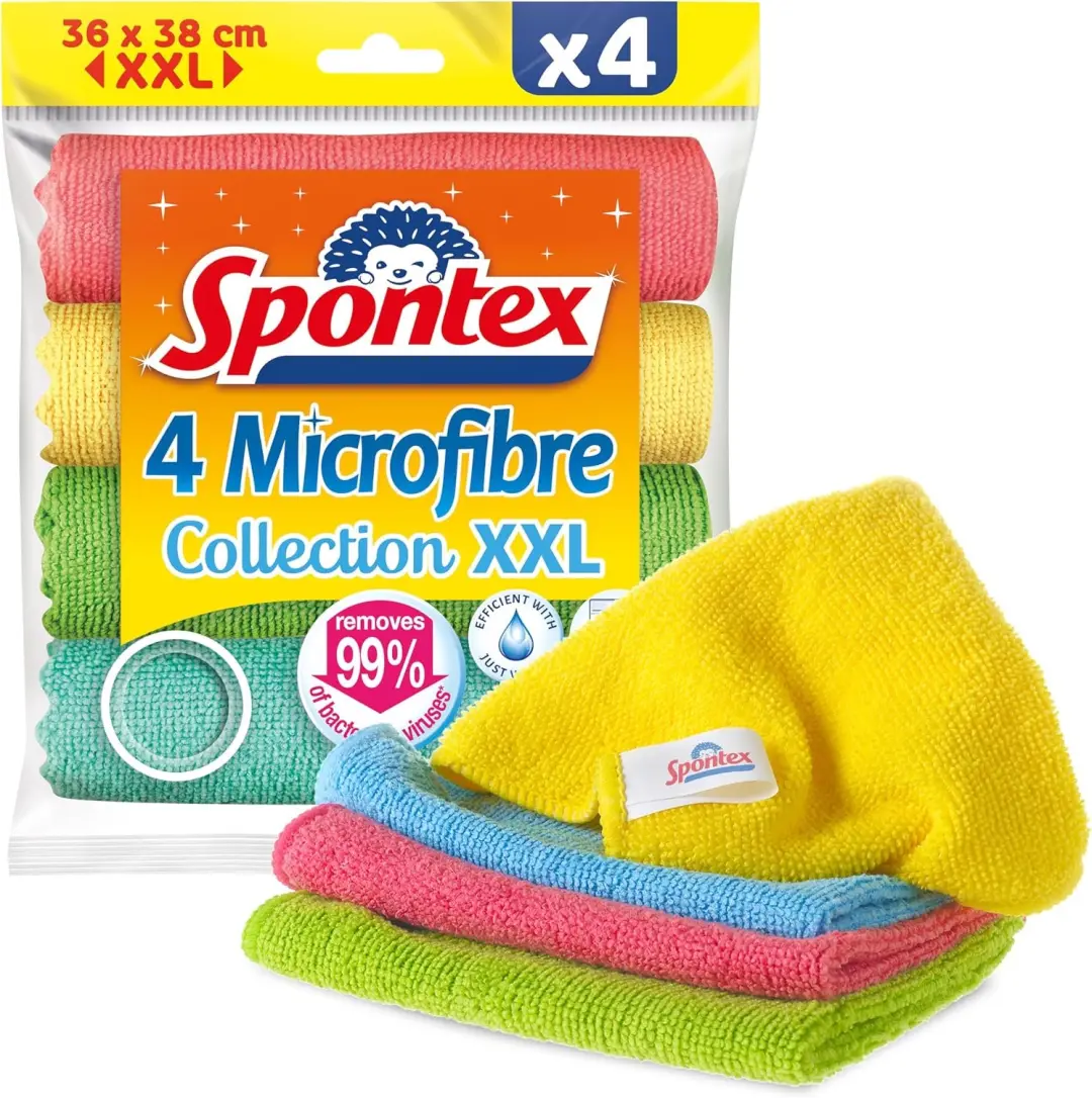 Spontex XXL Microvezeldoeken (4 stuks)