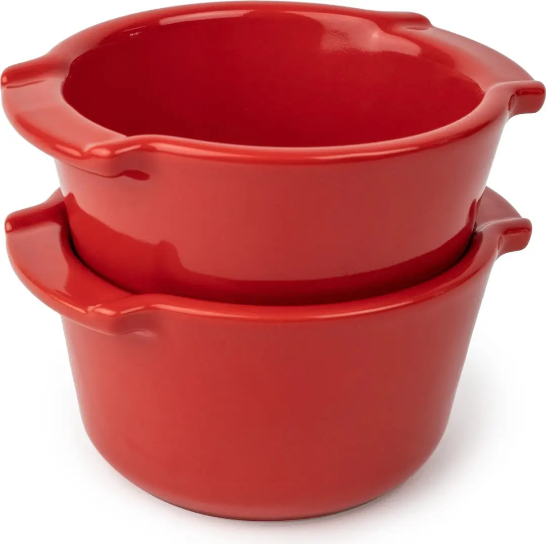 Peugeot Appolia Ramequins 11cm - 0,20L - 2 Stuks Rood - afbeelding 2 van 6