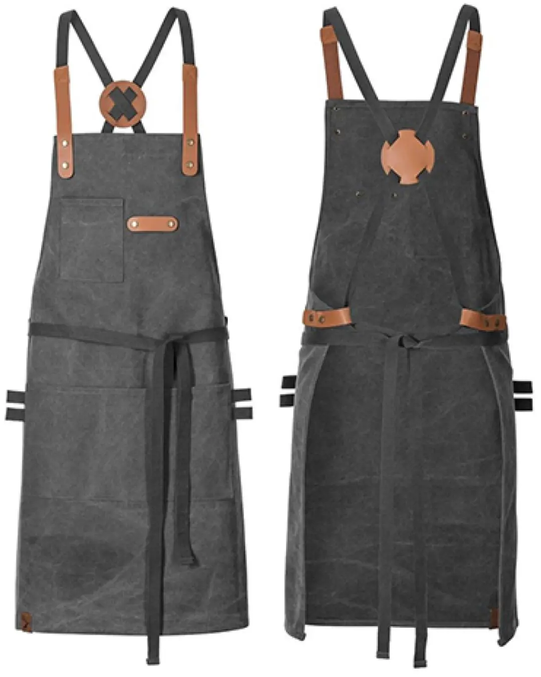 Exner Bib Apron Canvas With Decorative Label EX285