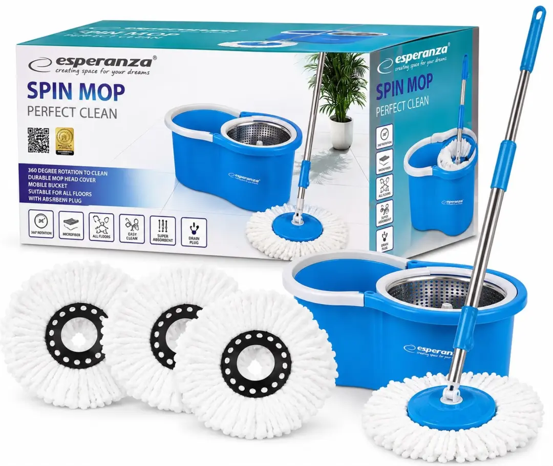 Esperanza EHS005SP3 Spin Mop Dweilset