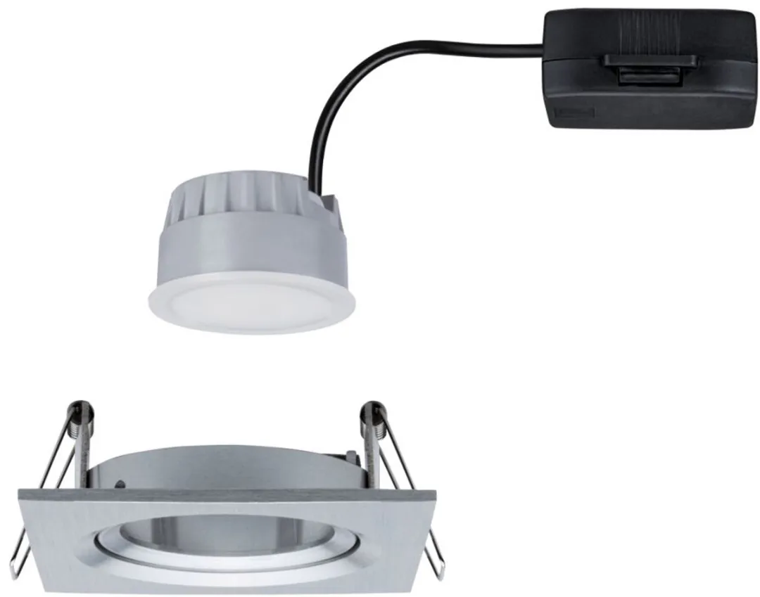 Paulmann LED-inbouwlamp Nova Coin 6W 470lm 2700K - 84x84mm