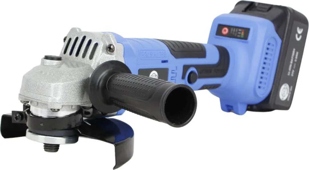 TETRA RT-AG21 haakse slijper oplaadbaar 125 MM accu 12V oplader 110-240V