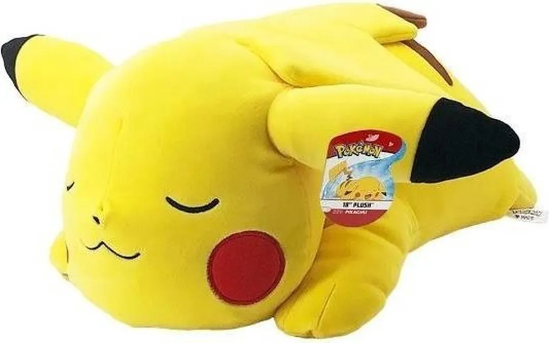 Pokémon Pluche Slapende Pikachu 45cm