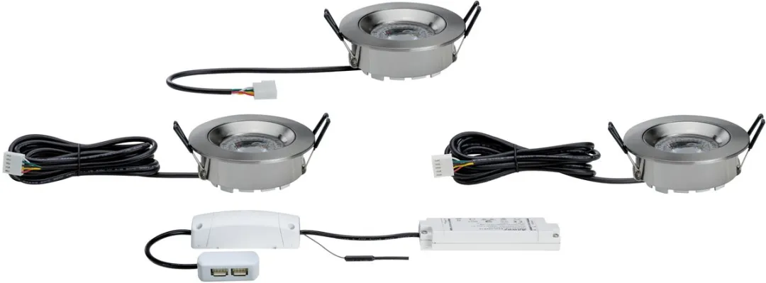 Paulmann Smarthome Zigbee Inbouwlampenset RGBW 3x4,8W - 3 Stuks