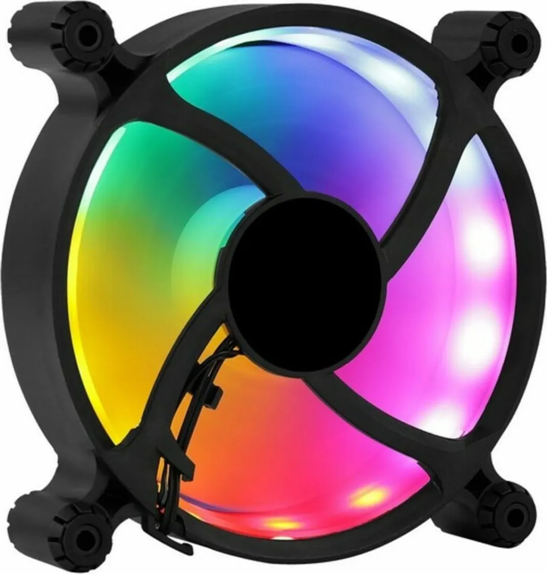 Aerocool Spectro 12 FRGB Ventilator - 1000rpm - Zwart
