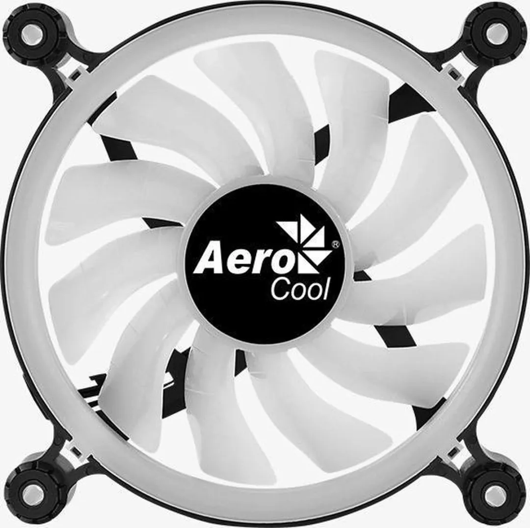 Aerocool Spectro 12 FRGB Ventilator - 1000rpm - Zwart