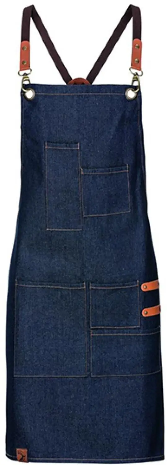 Exner Bib Apron Denim EX283