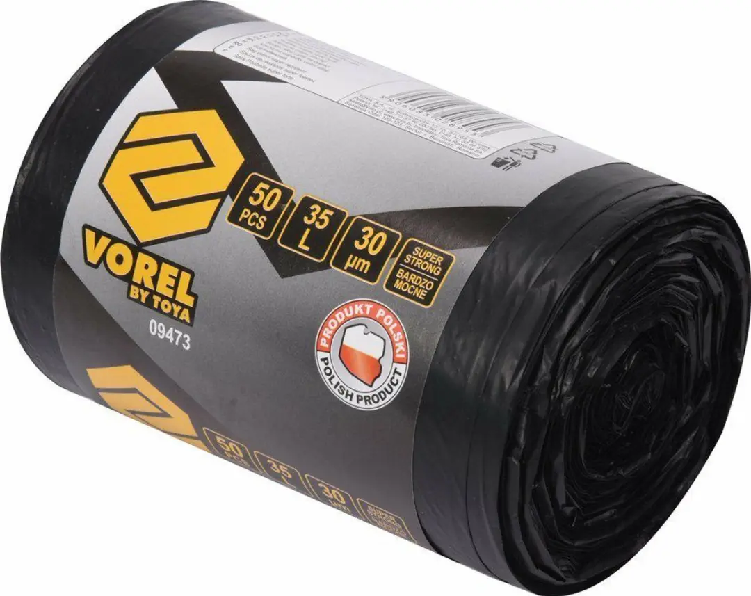 Vorel Afvalzakken 35l