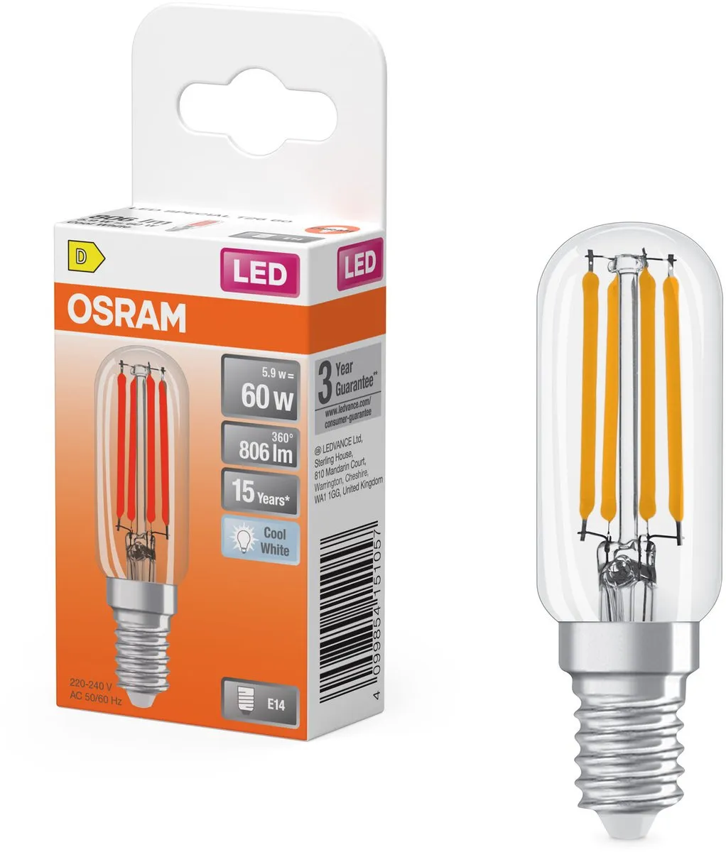 Osram Special T26 LED Lamp E14 4,9W 730lm Koelwit