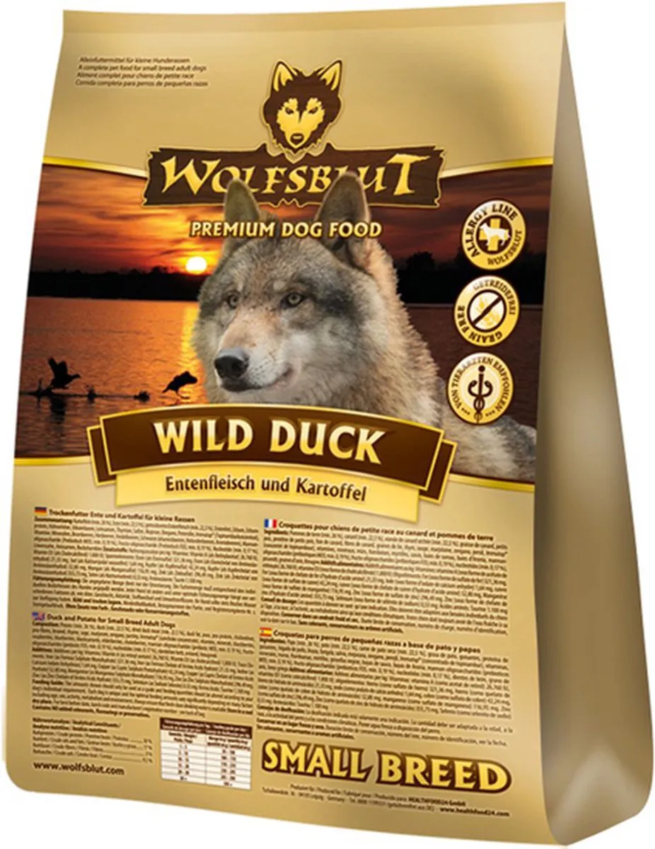 Wolfsblut Wild Duck S-breed 2kg