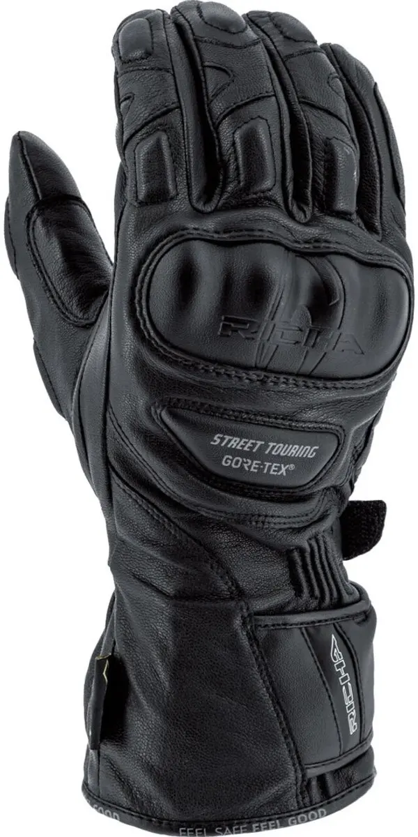 Richa Street Touring Gore-Tex Dames Zwart Handschoenen