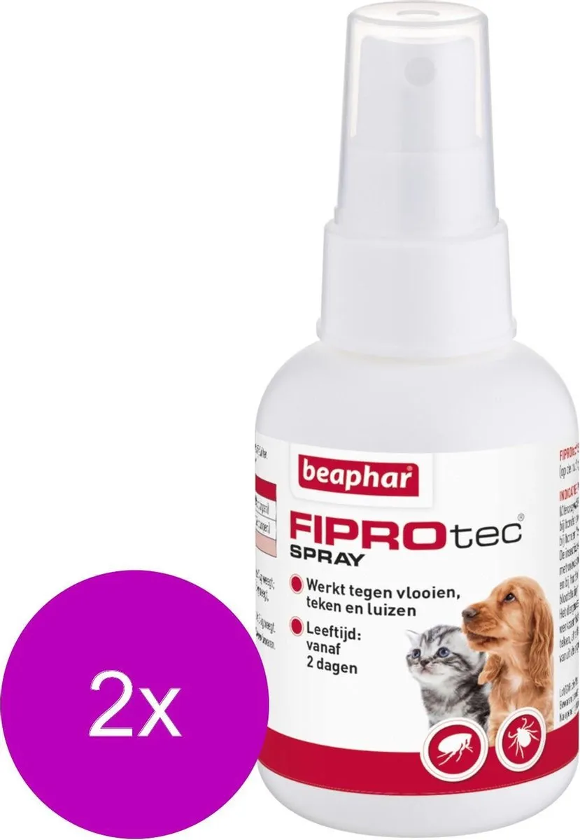 Beaphar Fiprotec Anti Vlooien & Teken Spray 200ml