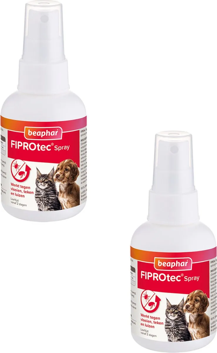 Beaphar Fiprotec Anti Vlooien & Teken Spray 200ml