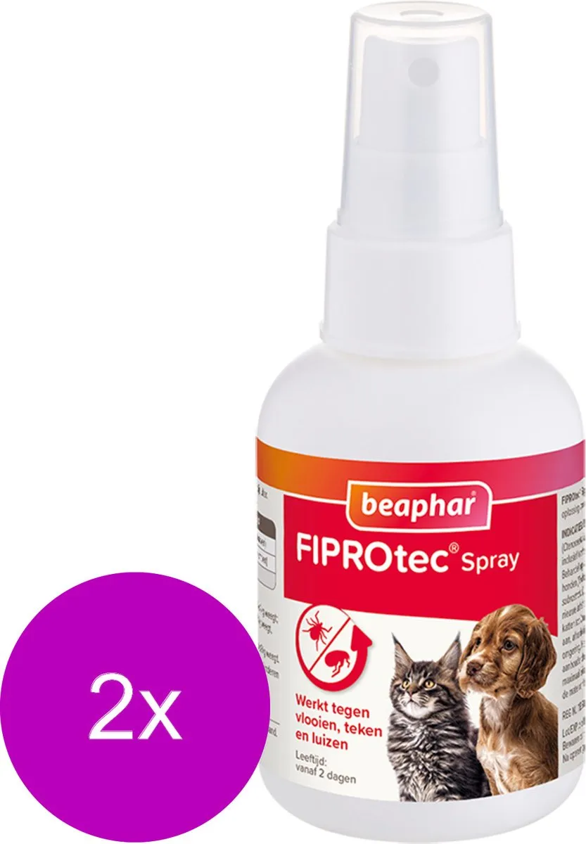 Beaphar Fiprotec Anti Vlooien & Teken Spray 200ml