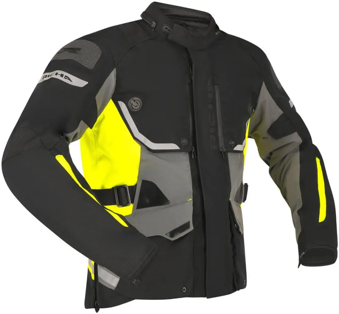 Richa Infinity 3 Pro Zwart Geel Textiele Motorjas