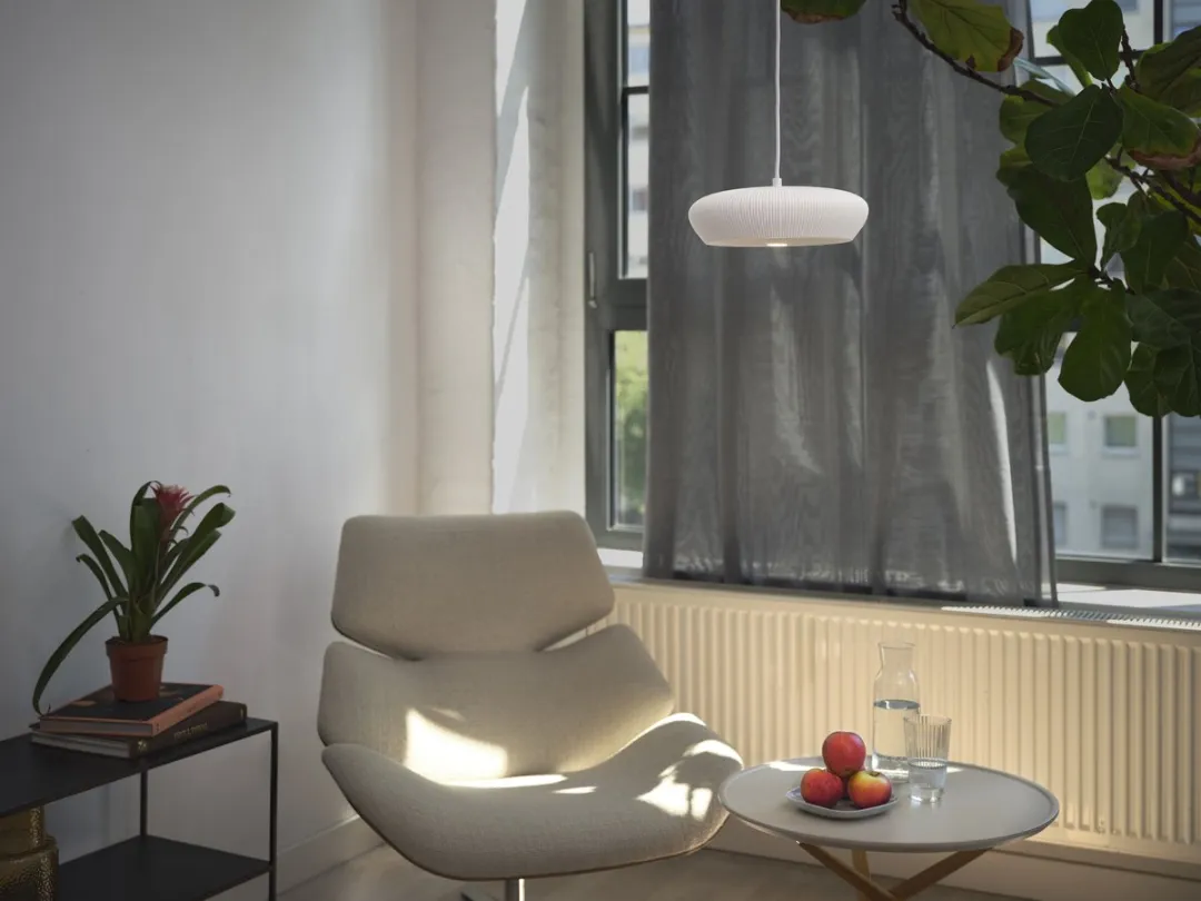 Osram Decor Plaster Pure Hanglamp 283mm - Donkergrijs/Gips - E27 Wit