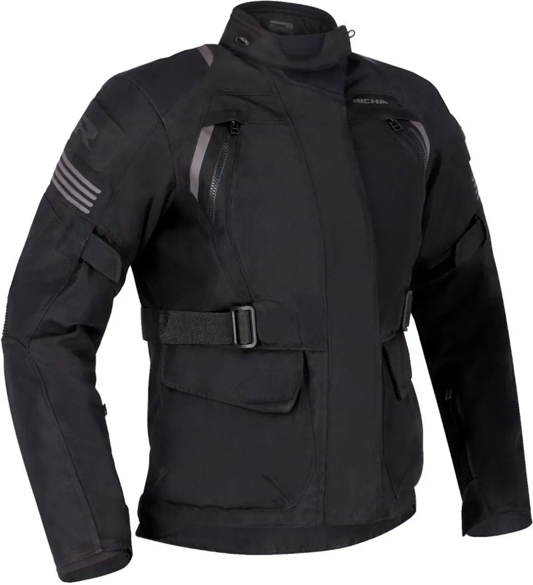 Richa Phantom 3 Dames Zwart Textiele Motorjas