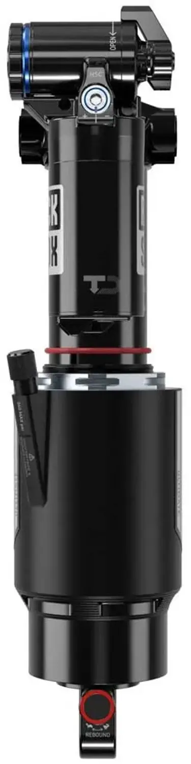 Rockshox Vivid Ultimate Rc2t Reb25/comp30 Standard/trunnion Transition Spire Schokdemper Zilver 65 mm / 205 mm - afbeelding 2 van 4