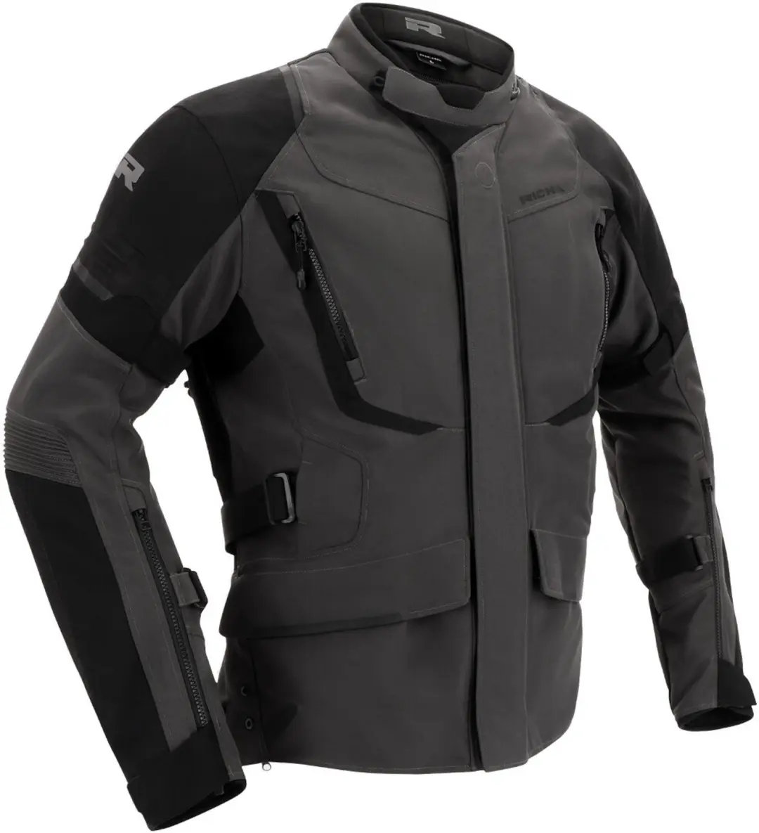 Richa Cyclone 2 GTX Zwart Donkergrijs Textiele Motorjas