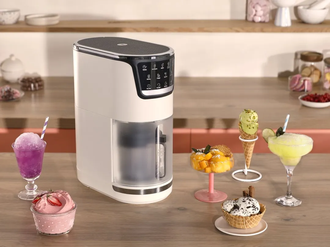 Moulinex Dolci MJ602AF0 IJsmachine - 10 Programma's - 2200W - Creme - afbeelding 6 van 6