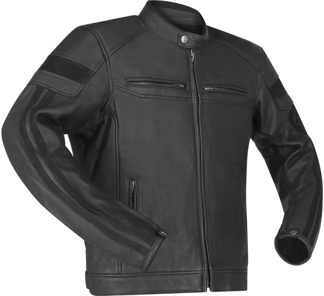 Richa Retro Racing Black Edition Leren Motorjas