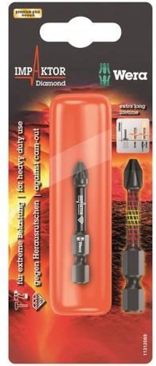 Wera Slagbit 855/4 Impaktor DC 1/4" PZ3 50mm
