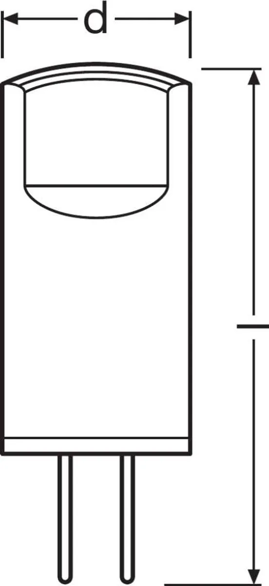 Osram LED-lamp G4 Warmwit 0.9W - 3 Stuks