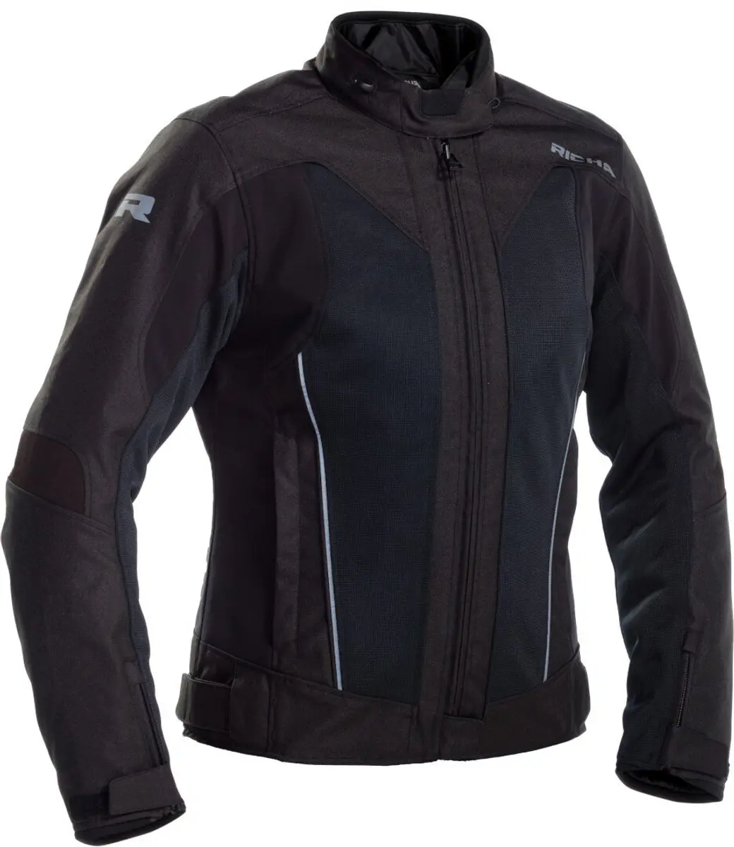 Richa Airstream-X Dames Zwart Textiele Motorjas