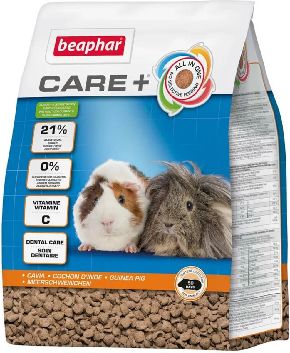 Beaphar Care+ Caviavoer 1,5kg - 6kg (4x1,5kg)
