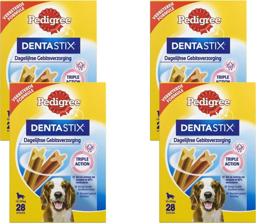 Pedigree Dentastix Medium - 112 Stuks (4x28)