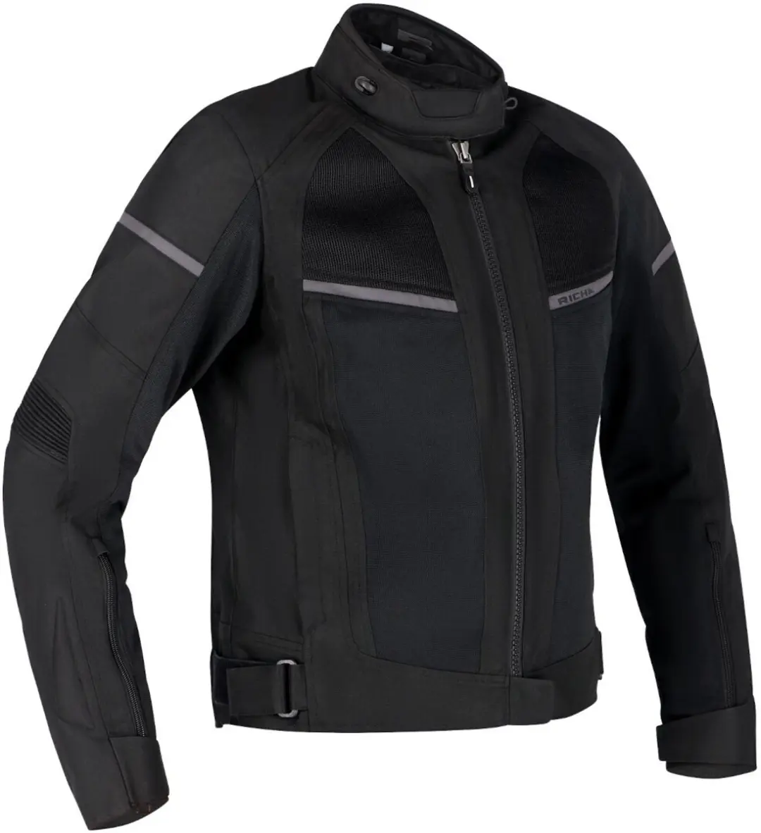 Richa Airstorm WP Dames Zwart Textiele Motorjas